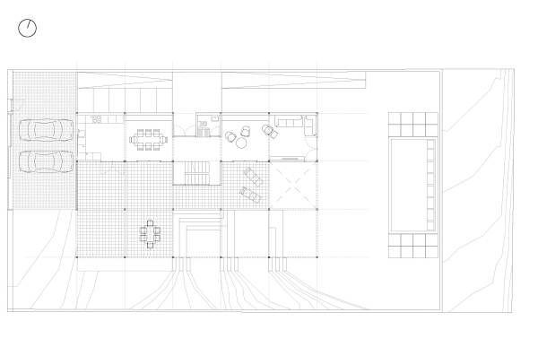 Das 1.OG ist auch die Eingangsebene von der groen Strae.