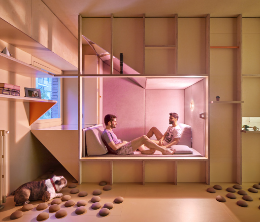 Apartmentumbau in Madrid von Husos Arquitectos