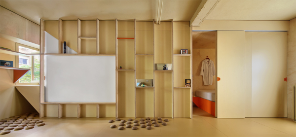 Apartmentumbau in Madrid von Husos Arquitectos