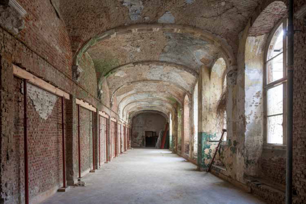 Szene vom Bauprozess