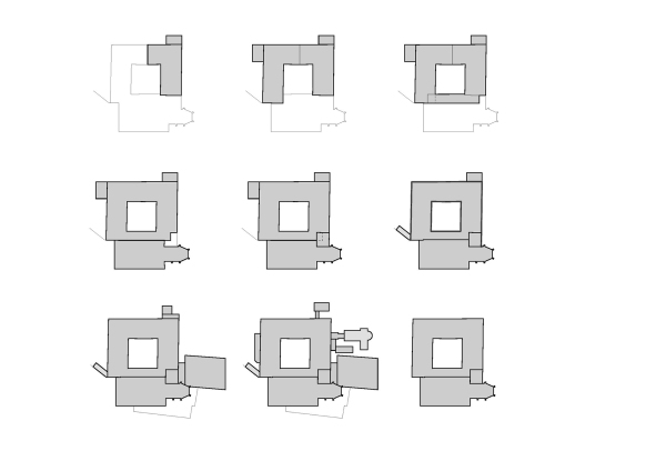 Die Bauphasen des Klosters ab 1690