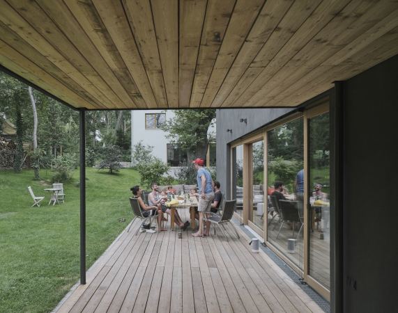 Wohnh�user in Mainz von Flick Grahn Stock