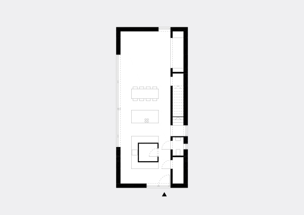Schwarzes Haus: Grundriss EG