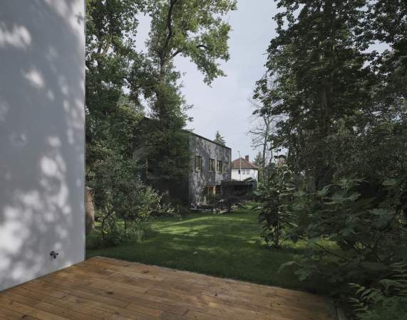 Wohnhuser in Mainz von Flick Grahn Stock