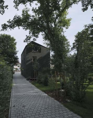 Wohnh�user in Mainz von Flick Grahn Stock