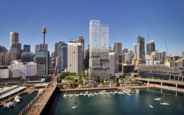Henning Larsen planen Hochhauskomplex in Sydney