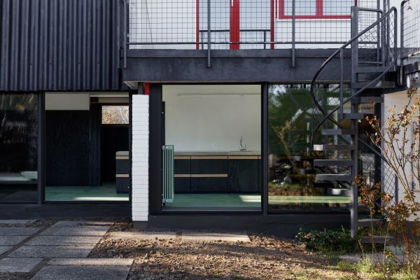 Das Erdgeschoss wurde zum Garten geffnet.