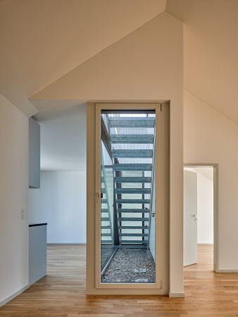 Dachaufbau in Zrich von Peter Moor Architekten