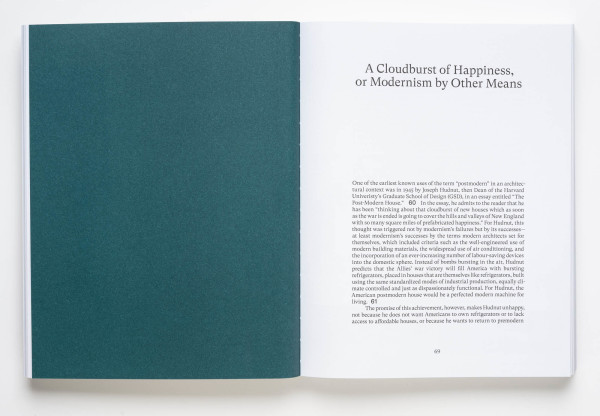 Architecture Itself and Other Postmodernization Effects