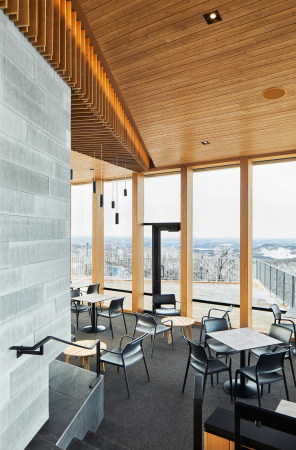 Gipfelrestaurant in Qubec von Lemay