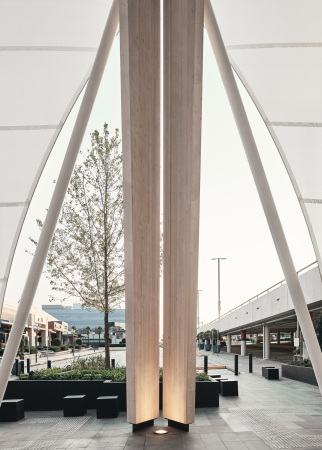 Wegberdachung in Melbourne von Make Architects