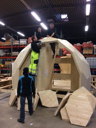 Holzhtte in Hammerfest von Spinn Arkitekter