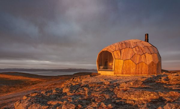 Holzhütte in Hammerfest von Spinn Arkitekter