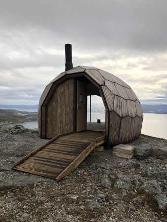 Holzhtte in Hammerfest von Spinn Arkitekter