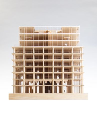 Von Zumthor stammt auch die Idee, die konstruktive Struktur der Geb�ude konsequent sichtbar zu machen.