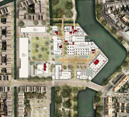 Baustellenbesuch in Leiden mit Studio Akkerhuis