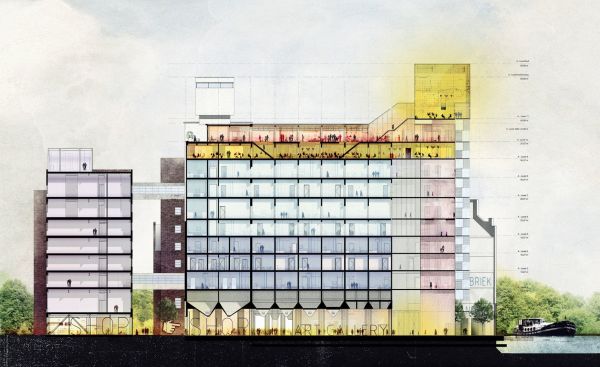 Baustellenbesuch in Leiden mit Studio Akkerhuis