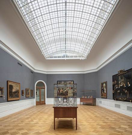 Oberlichtsaal im Papevleugel von 1921.