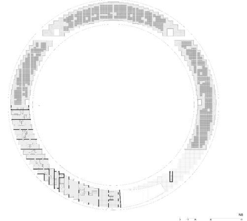 Grundriss 8. Obergeschoss