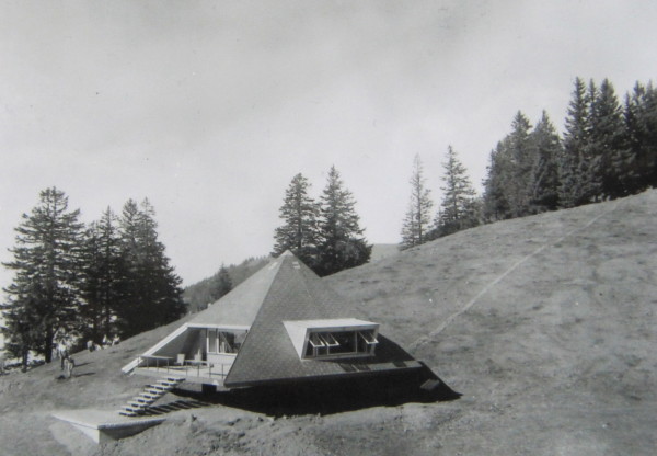 Zelthaus auf der Rigi fr Josef Dahinden, 1955
