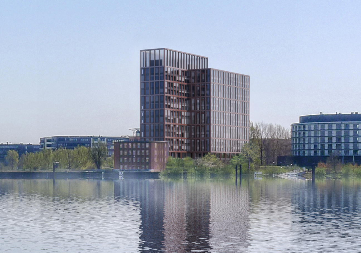 Atelier Kempe Thill Planen In Hamburg Finkenwerder Altes Neues Hochhaus Architektur Und Architekten News Meldungen Nachrichten Baunetz De