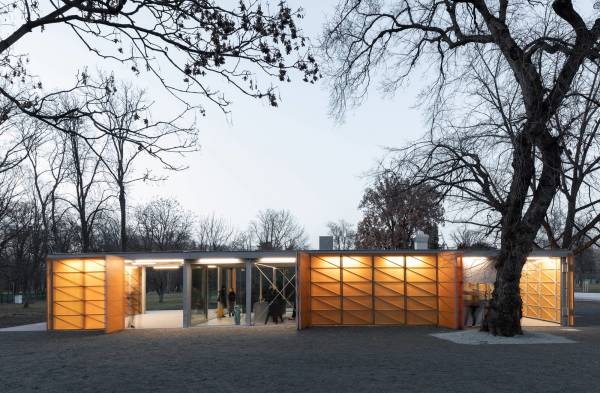 Sommerpavillon in Prag von Papundekl Architects
