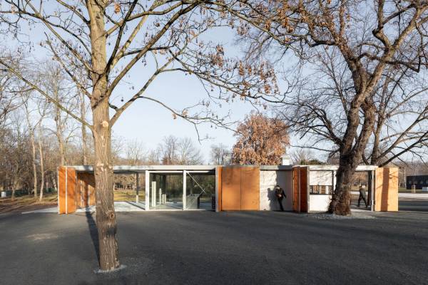 Sommerpavillon in Prag von Papundekl Architects