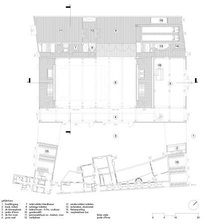 1. Preis: Sergison Bates (London) mit Charcoalblue (London) und Eld NV (Antwerpen)