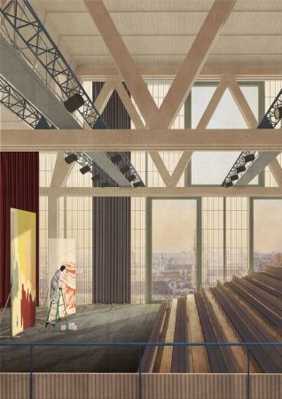 1. Preis: Sergison Bates (London) mit Charcoalblue (London) und Eld NV (Antwerpen)