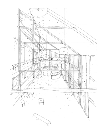 1. Preis: Sergison Bates (London) mit Charcoalblue (London) und Eld NV (Antwerpen)