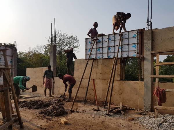 Wohnhaus von Wallmakers in Sdindien
