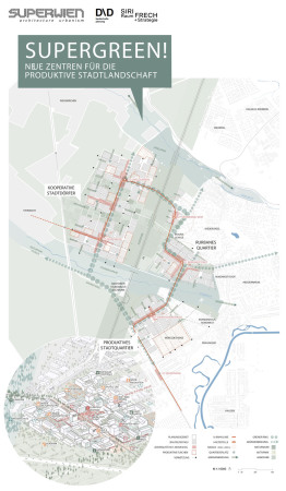 Lageplan von superwien urbanism (Wien) mit Siri Frech  Raum + Strategie (Berlin), DnD Landschaftsplanung (Wien)