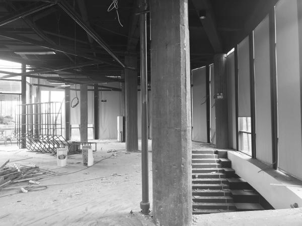 Innenraum vor dem Ausbau