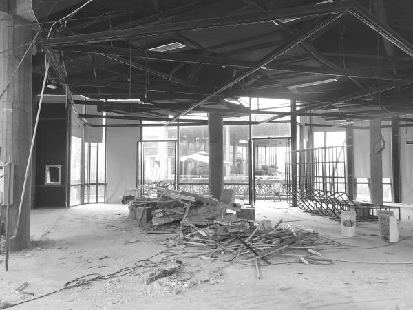 Innenraum vor dem Ausbau