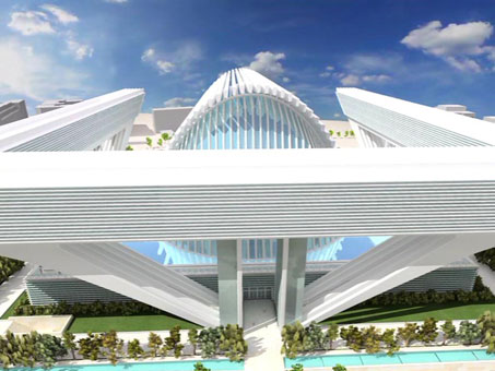 Kongresszentrum von Calatrava in Oviedo