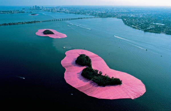 Christo und Jeanne-Claude: Surrounded Islands, Biscayne Bay, Greater Miami, Florida, 198083