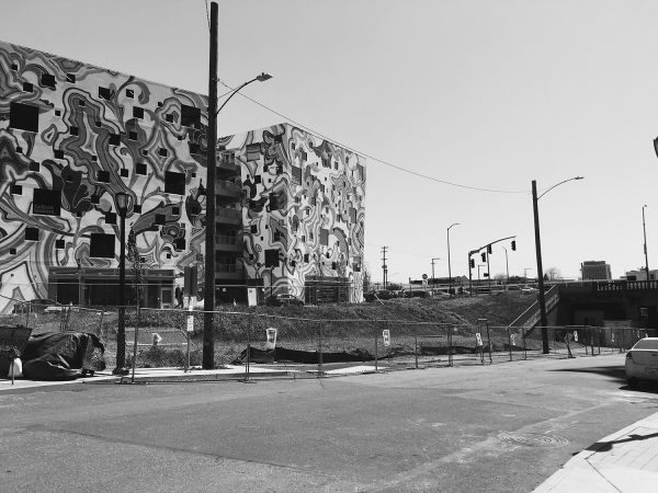 Bauplatz vor der Errichtung