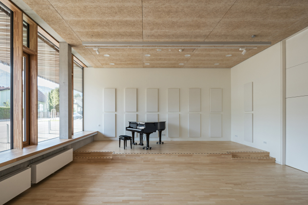 Cluster-Schulzentrum von Dietmar Feichtinger Architectes in Gloggnitz