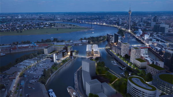 ingenhoven architects planen in Dsseldorf