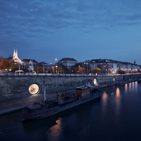 Ufergestaltung in Prag von Petr Janda / brainwork