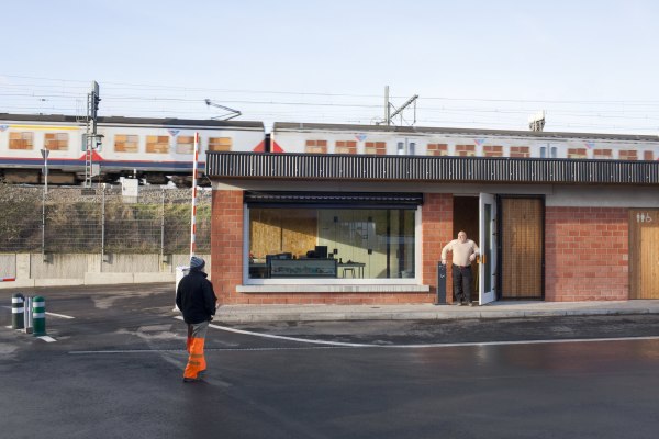 Antwerpen-Berchem: Mitarbeiterpavillon