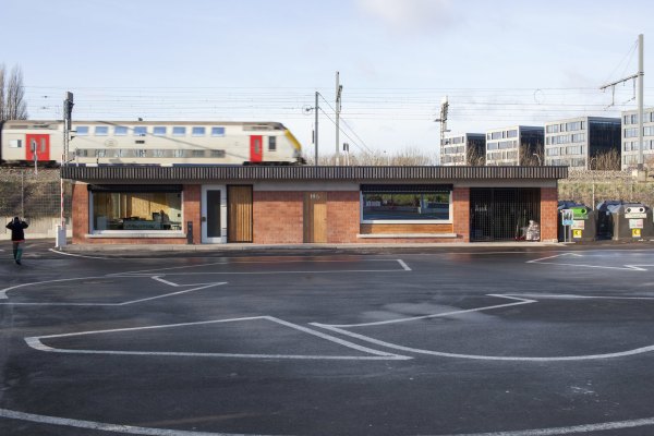 Antwerpen-Berchem: Mitarbeiterpavillon