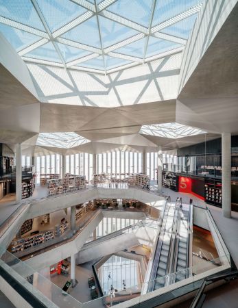 Bibliothek in Oslo von Lundhagem und Atelier Oslo