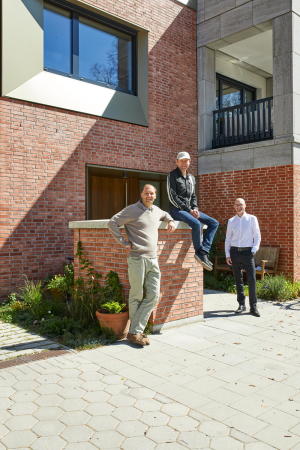 1. Preis Neubau: 22 Stadth�user in Hamburg-Uhlenhorst, Mudlaff & Otte, Studio Witt, MoRe-Architekten (alle Hamburg)