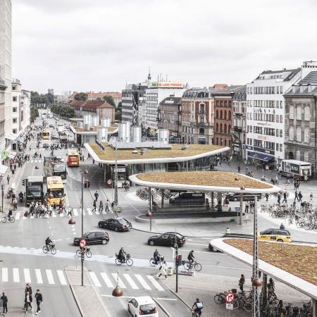 Verteiler: Nrre Voldgade und Nrreport Station in Kopenhagen von COBE, 2015