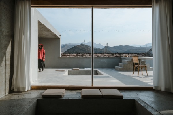 Der kleinere Wohnraum am �stlichen Ende