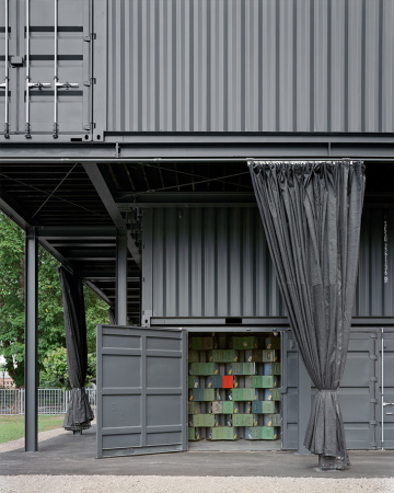 Temporres Ausstellungshaus in Zwickau von AFF Architekten