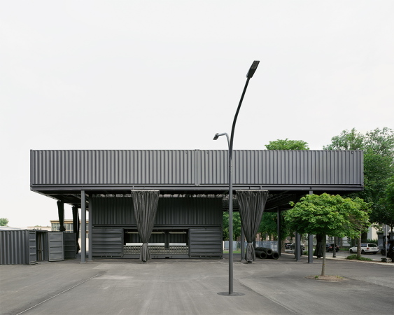Temporäres Ausstellungshaus in Zwickau von AFF Architekten