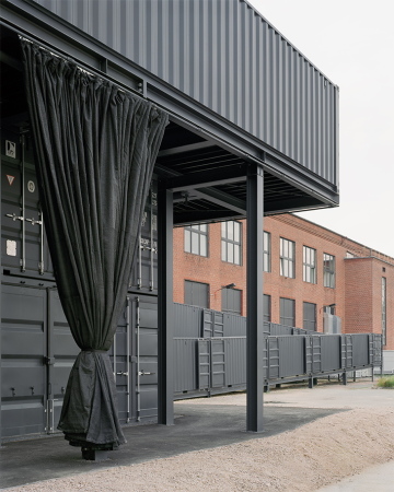 Temporres Ausstellungshaus in Zwickau von AFF Architekten