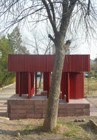 Pavillon von Medium in Tiflis